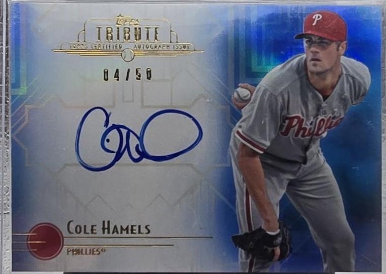 Cole Hamels [Blue] #TA-CH