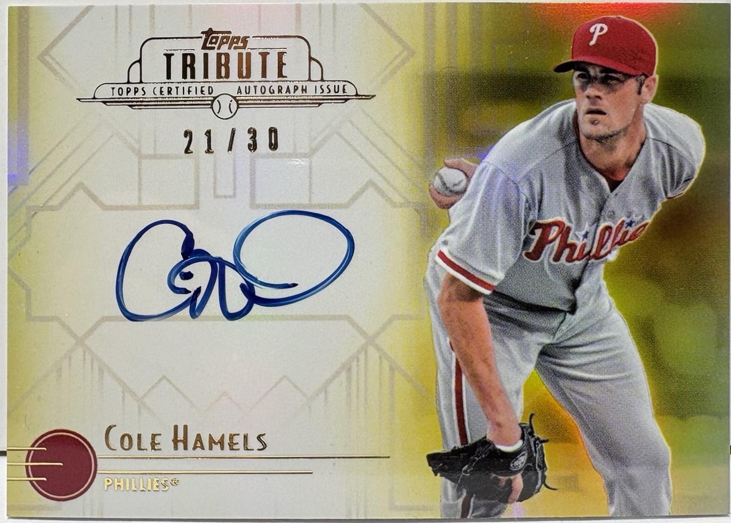 Cole Hamels [Yellow] #TA-CH