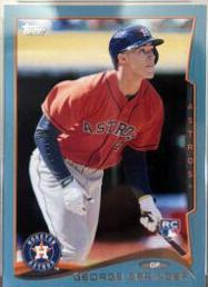 George Springer [Orange Jersey Blue Walmart Border] #US10