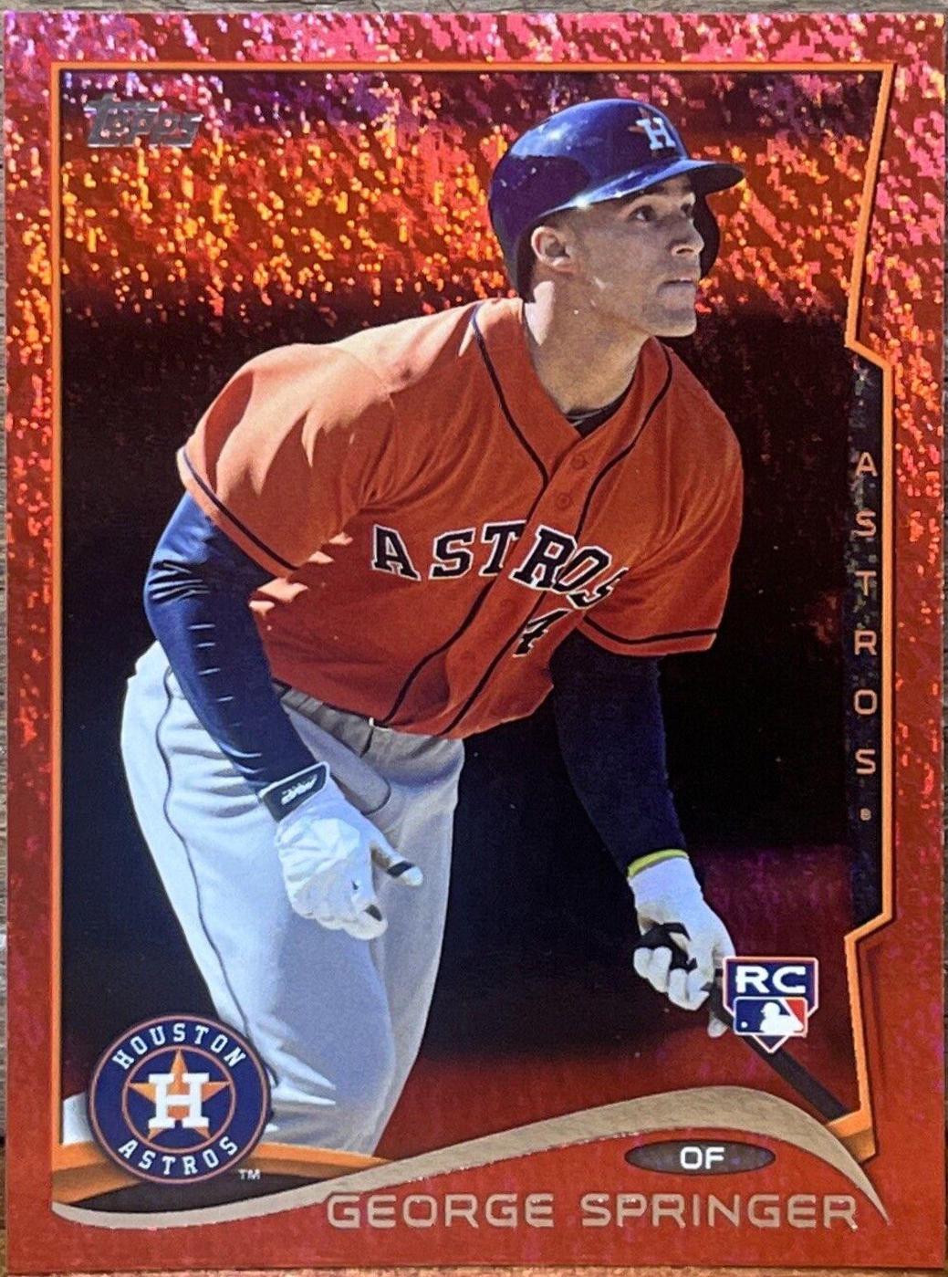 George Springer [Orange Jersey Red Hot Foil] #US10