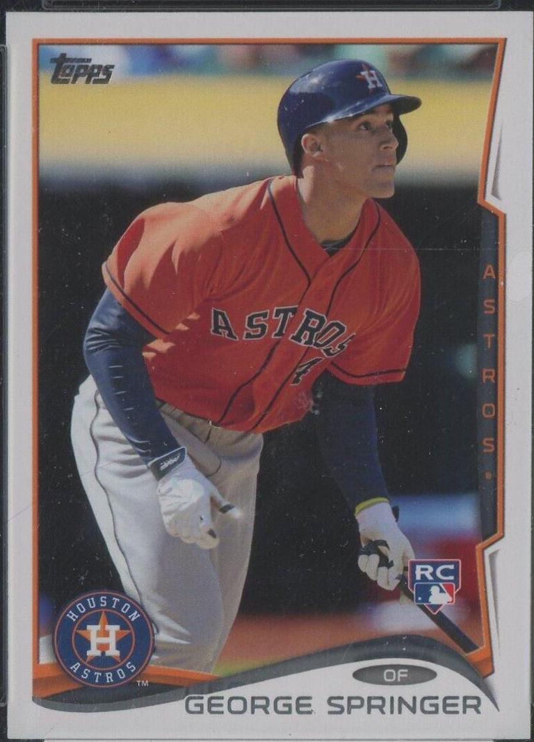 George Springer [Orange Jersey Sparkle at Thumb] #US10