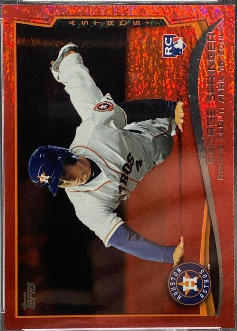 George Springer [Red Hot Foil] #US210