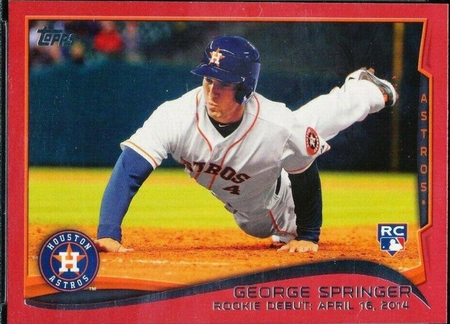 George Springer [Red Target Border] #US210