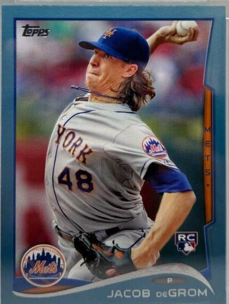 Jacob DeGrom [Throwing Blue Walmart Border] #US50