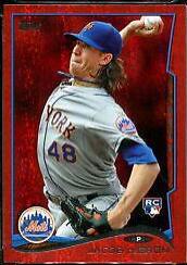 Jacob DeGrom [Throwing Red Hot Foil] #US50