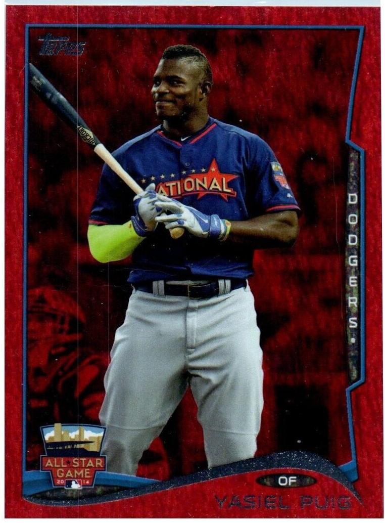 Yasiel Puig [Red Hot Foil] #US223