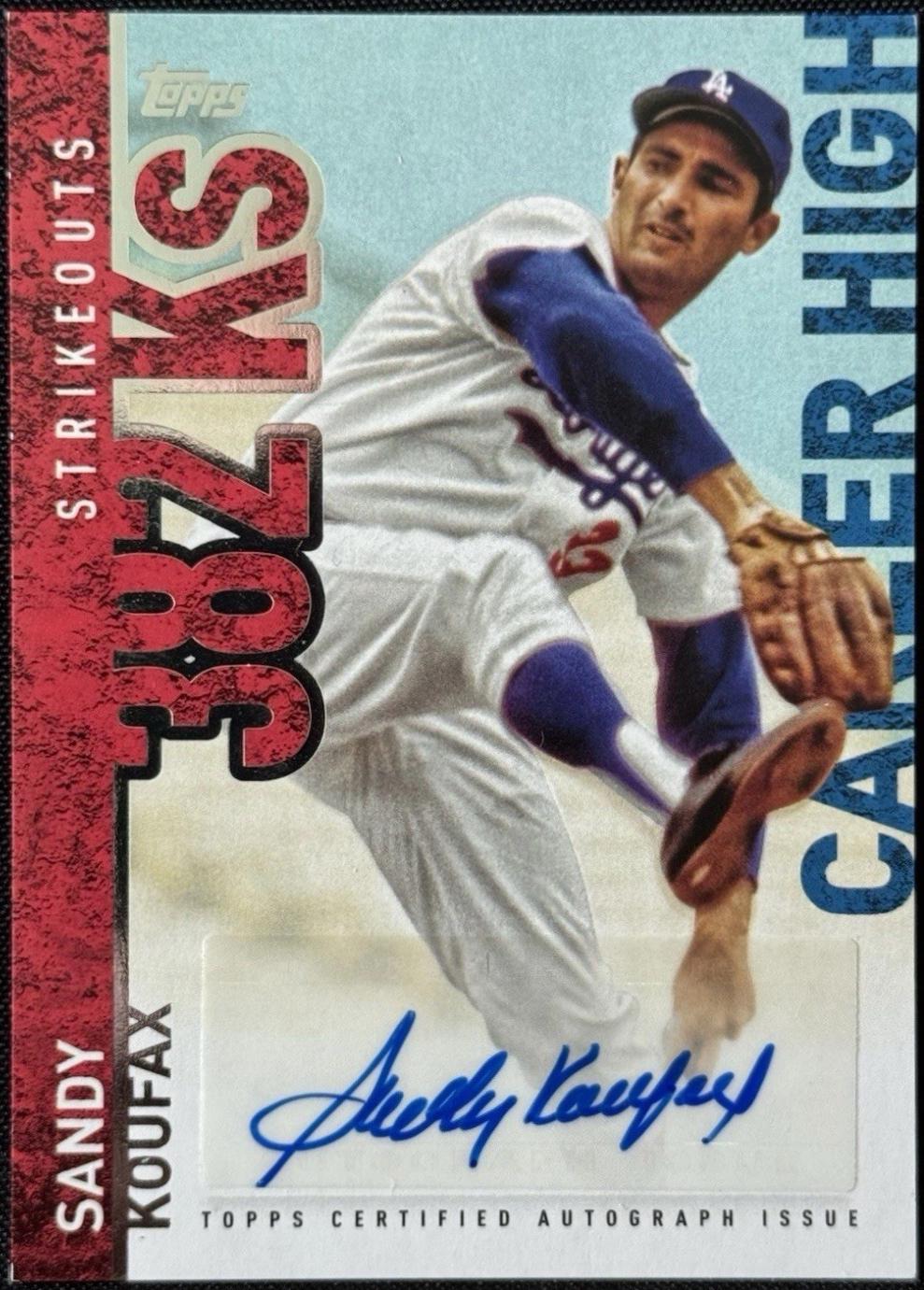 Sandy Koufax #CH-SK