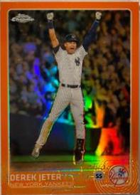 Derek Jeter [Orange Refractor] #1