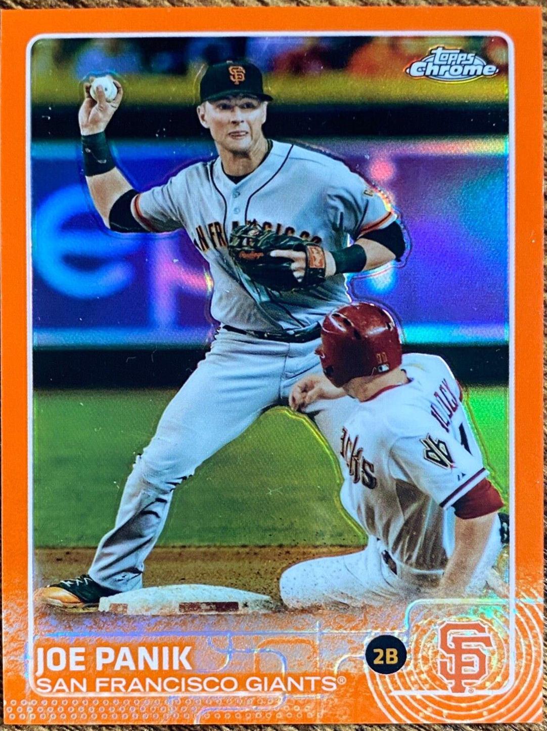 Joe Panik [Throwing Orange Refractor] #27