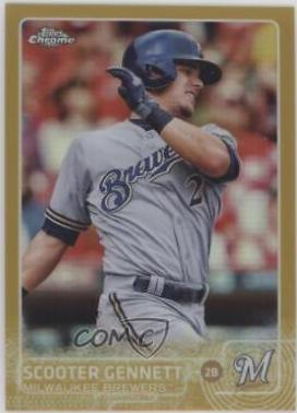Scooter Gennett [Gold Refractor] #3