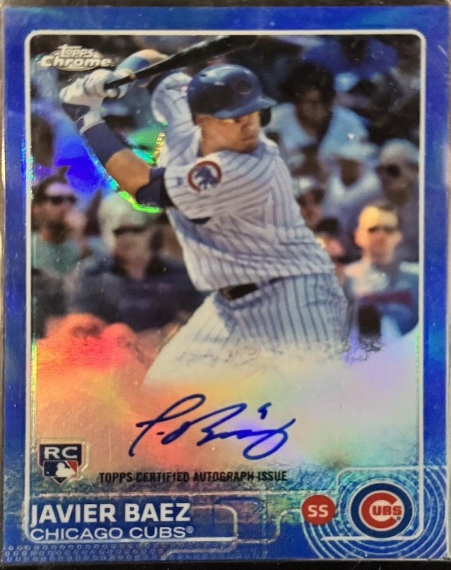 Javier Baez [Blue Refractor] #AR-JB