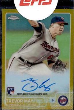 Trevor May [Gold Refractor] #AR-TM