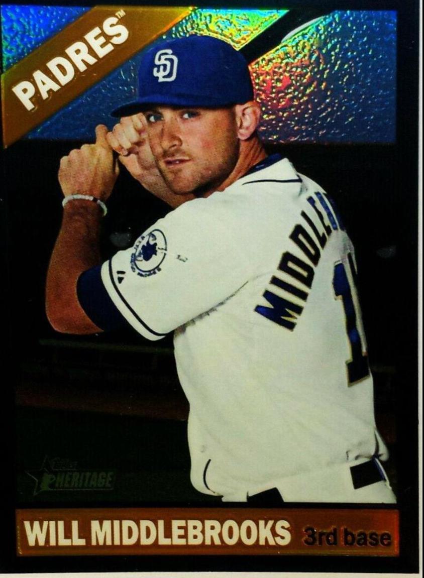 Will Middlebrooks [Chrome Black Refractor] #622