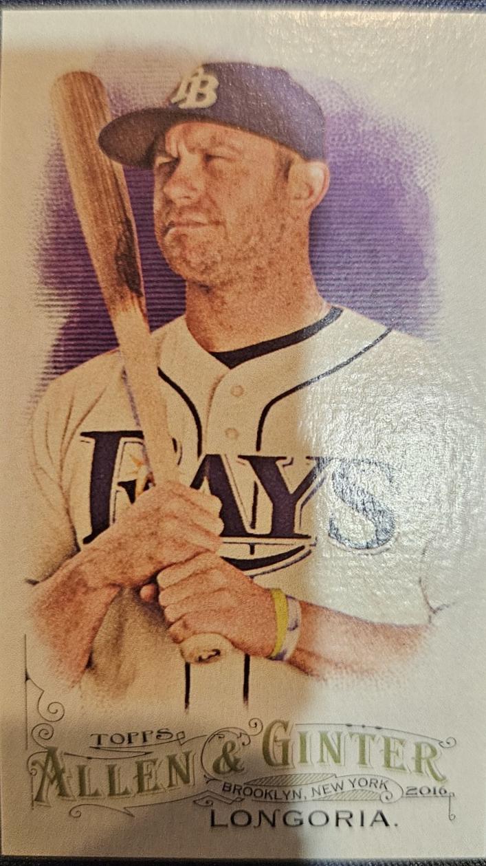 Evan Longoria [Mini No Number A & G Back]