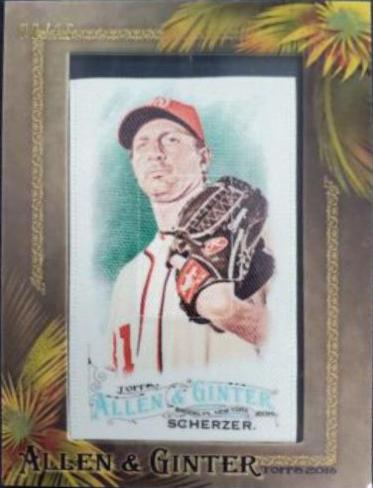 Max Scherzer [Mini Framed Cloth] #170