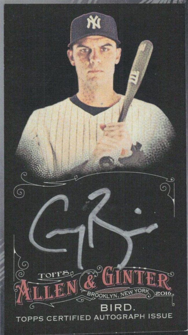 Greg Bird [Silver Frame] #AGA-GB