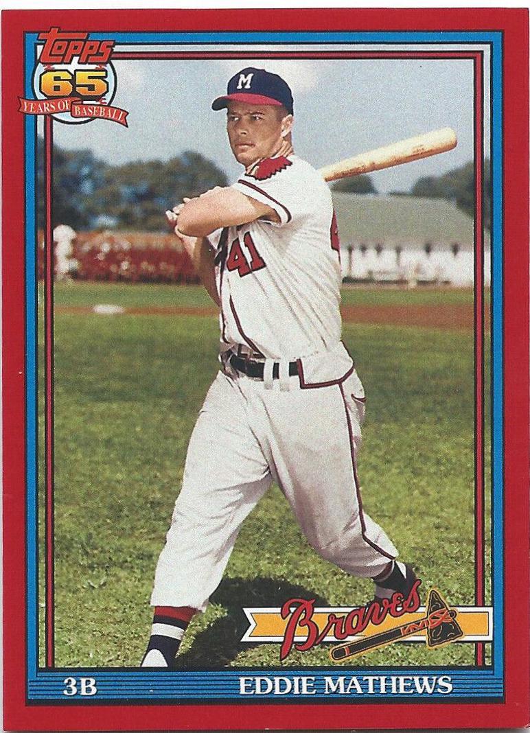 Eddie Mathews [Red Border] #263