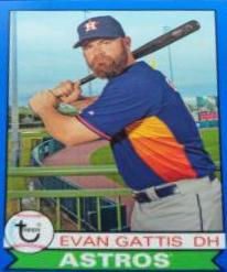 Evan Gattis [Blue Border] #181