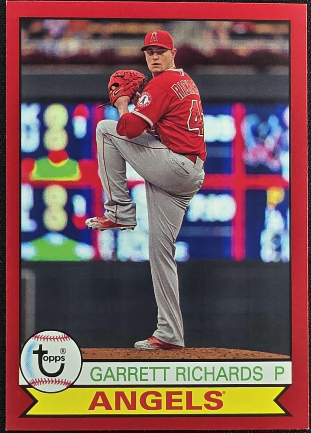 Garrett Richards [Red Border] #194