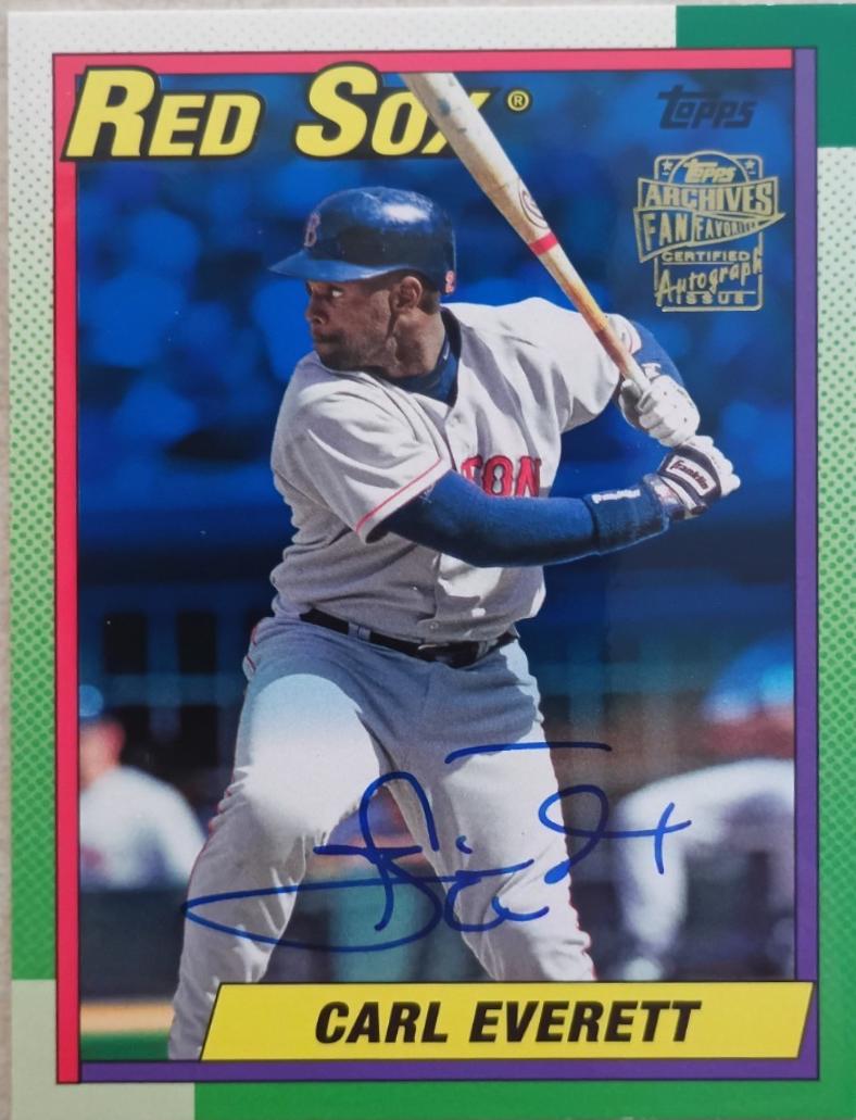 Carl Everett [Blue Border] #FFA-CE
