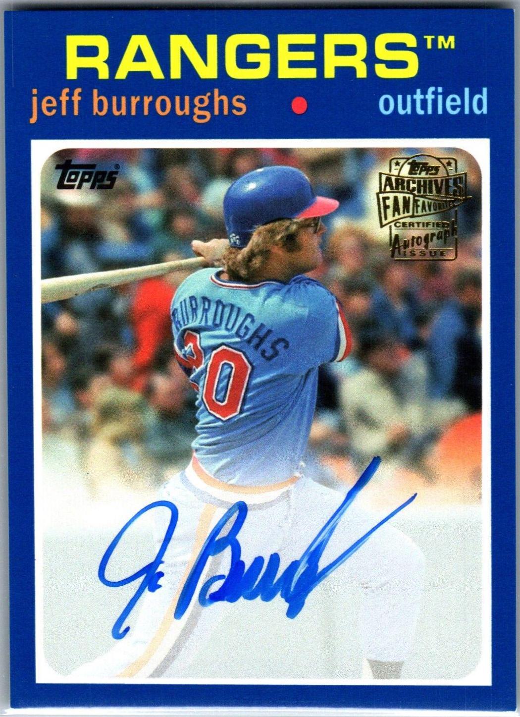 Jeff Burroughs [Blue Border] #FFA-JB