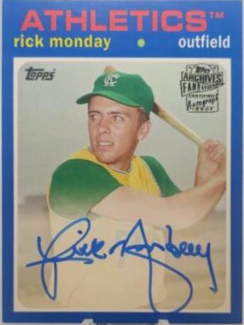Rick Monday [Blue Border] #FFA-RM