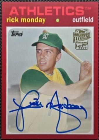 Rick Monday [Red Border] #FFA-RM