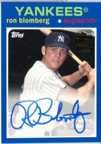 Ron Blomberg [Blue Border] #FFA-RB