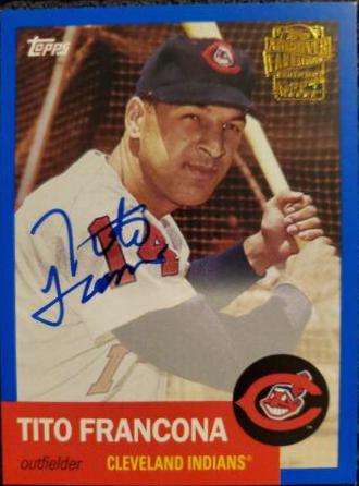 Terry Francona [Blue Border] #FFA-TF