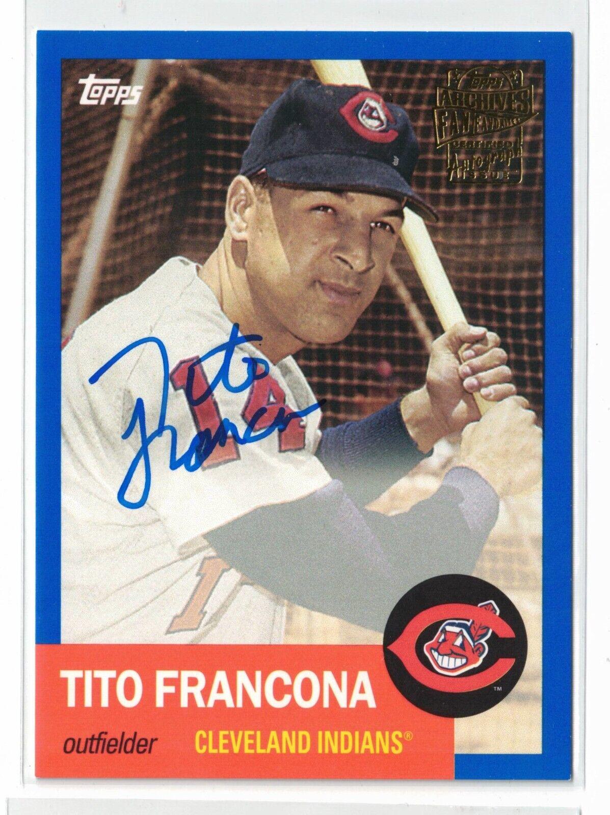 Tito Francona [Blue Border] #FFA-TIF