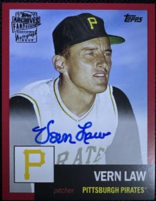 Vern Law [Red Border] #FFA-VL