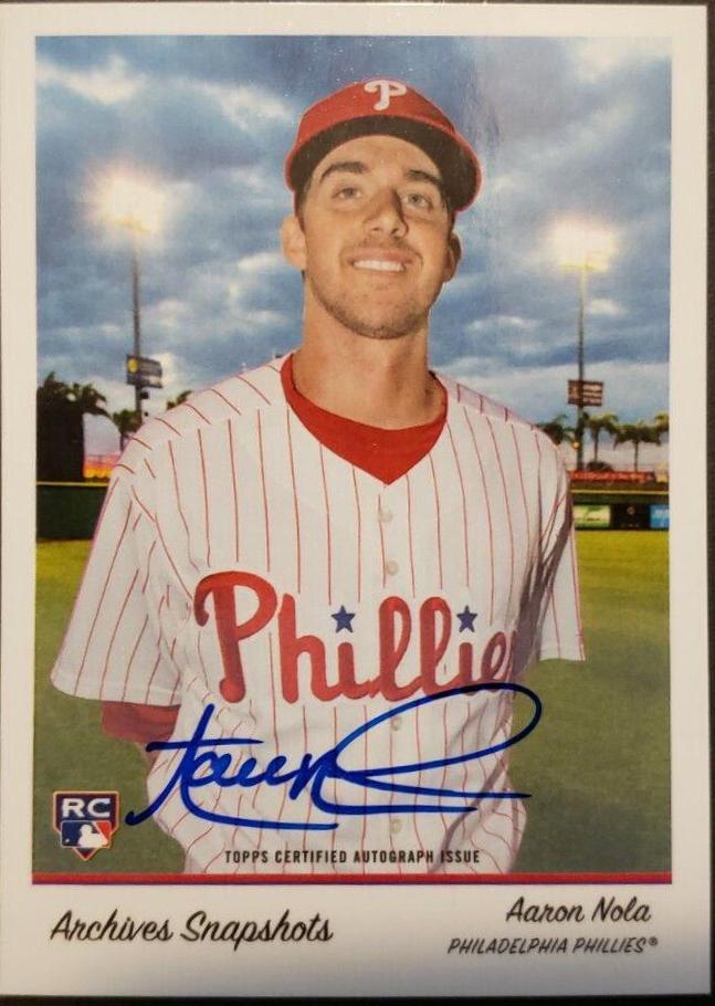 Aaron Nola [Autograph] #AS-AN