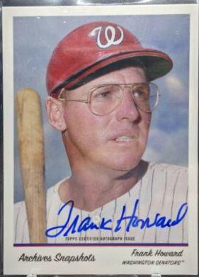 Frank Howard [Autograph] #AS-FH