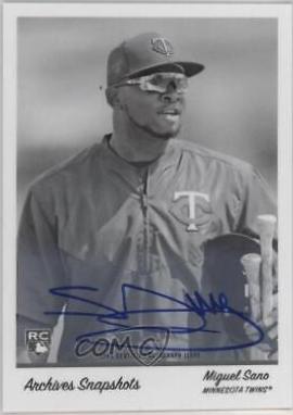 Miguel Sano [Autograph Black and White] #AS-MS