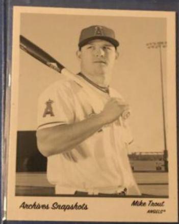 Mike Trout [Black and White] #AS-MT