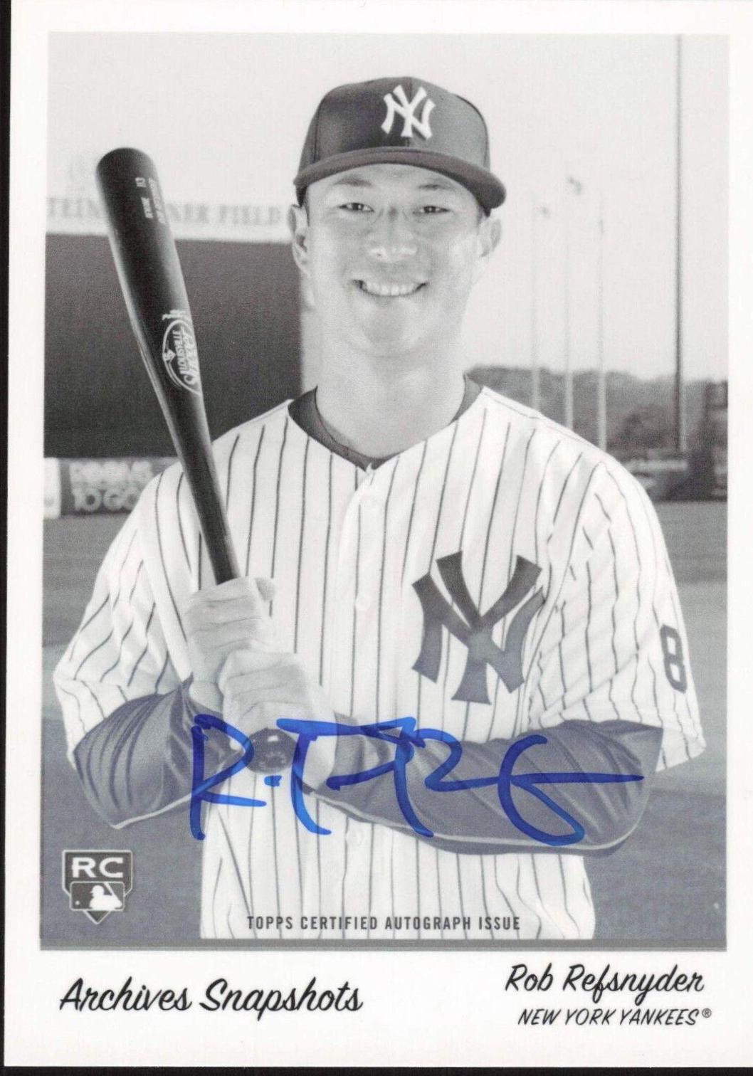 Rob Refsnyder [Autograph Black and White] #AS-RR