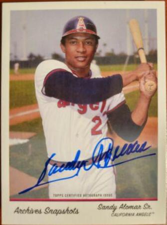 Sandy Alomar Sr. [Autograph] #AS-SA