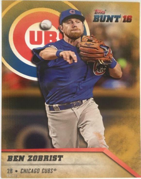 Ben Zobrist [5x7 Gold] #40