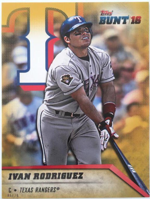Ivan Rodriguez [5x7 Gold] #188