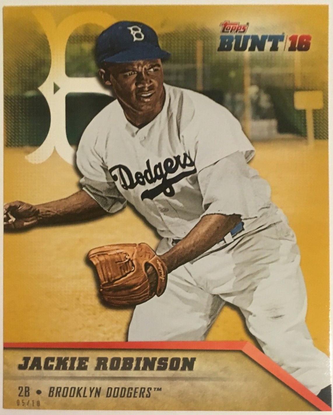 Jackie Robinson [5x7 Gold] #61