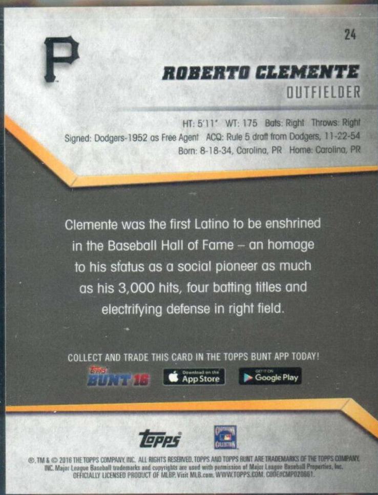 Roberto Clemente [Platinum] #24