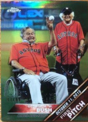 George H. W. Bush [Green Refractor] #FPC-19
