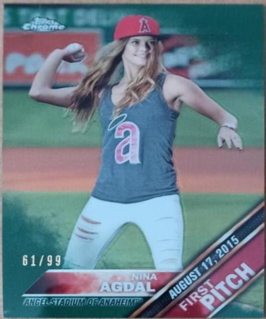 Nina Agdal [Green Refractor] #FPC-15