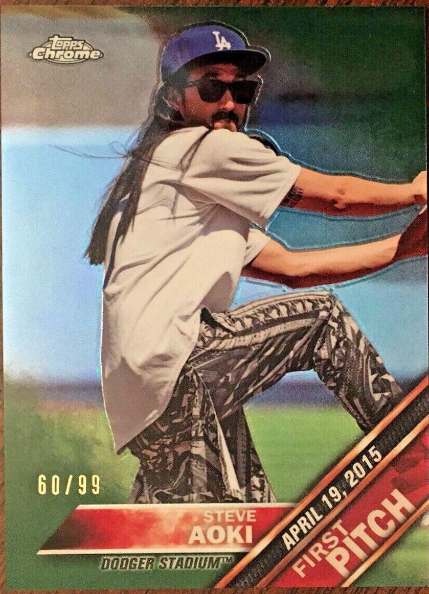 Steve Aoki [Green Refractor] #FPC-11