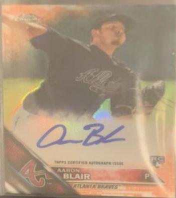 Aaron Blair [Orange Refractor] #RA-AB