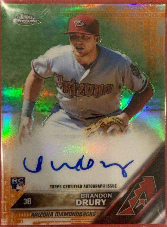 Brandon Drury [Orange Refractor] #RA-BD