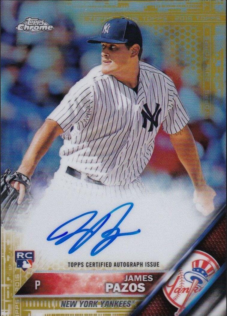 James Pazos [Gold Refractor] #RA-JPA