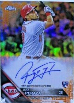 Jose Peraza [Orange Refractor] #RA-JPE