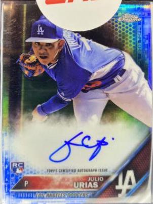 Julio Urias [Blue Refractor] #RA-JU