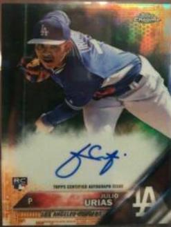 Julio Urias [Orange Refractor] #RA-JU